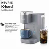 Kaffeemaschinen K-Iced Essentials Grey Iced and Hot Single-Serve K-Cup Pod Coffee MakerL231219