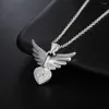 Pendant Necklaces 18 Inches Angel Wing For Women Sense Of Fashion Alternative Temperament Designer Jewelry Party Gift Wholesale