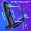 Vibratorer som driver analvibrator med kuk ring prostata massager plug fjärrkontroll rumpa sex leksak för män och par 231219