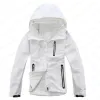 Women's Waterproof Breathable Soft Shell Jacket Men's Outdoor Sports Coat Windproof Winter Outdoor Sportswear