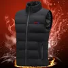 Men's Vests Unisex Warm Heated Vest Lightweight Electric Heating Gilet 23 Zone USB Charging for Outdoor Camping Hiking 231218