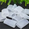 wholesale Flat Disposable Silicone Mouthpieces Packing Drip Tips Rubber Test Tip Fit Atomizers Tank Cartridges Cap Cover
