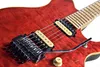 Musique et Hélène Signature modèle Rouge translucide 1992 modèle rare guitare électrique 258