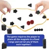 Giochi di scacchi Gioco di scacchi magnetico Magnete Pietra Gioco da tavolo Set Giocattolo per bambini Gioco di battaglia educativo Scacchiera per riunioni di famiglia 231218