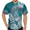 Casual overhemden voor heren Designershirt voor heren 2024 Polynesische tribale kleding Samoa Jersey Fiji Masi Tapa Print Korte mouw Volwassen Ademend