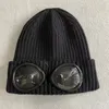 Goggle Beanie Men Hat Extra Fine Merino Wool Knitted Glasses Cap Winter Outdoor Retains Heat Unisex Hats Classic Black Grey215c