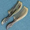 Hair Brushes Handmade Horn Material Hair Care Massage Tool Fine Tooth Comb Anti-static Care Hair Handmade Of Ox Horn Comb 231218