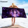 Set Sasuke Microfibre Bath Ręcznik na plażowy ręcznik na plażę Samica jedwabna długą spódnicę owinięta bikini koc krem ​​przeciwsłoneczny