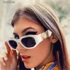 Sunglasses Fashion Rectangle Sunglasses Men Women Retro Square Sun Glasses Travel Shades Vintage Anti-UV Lunette Soleil Femme Gafas De SolL231219