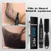 Primer Beard Filling Pen Kit Beard Enhancer Brush Beard Coloring Shaping Tools Waterproof Black Brown Hair Pencil Man Cosmetic