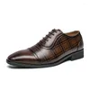 Robe chaussures marque classique hommes en cuir véritable bout carré banquet bureau affaires mocassins haut de gamme