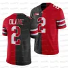 CUSTOM C202 Ohio State Buckeyes 2022 Split Ncaa College Football Jersey Justin Fields Joey Bosa Master Teague Iii Wilson Wade