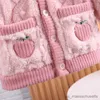 Pajamas New Winter Sleepwear Baby Girls Clothes Children Warm Long Sleeved Pajama Top And Pants Toddler Casual Costume Kids Tracksuits