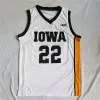 مخصص مخصص 2023 النساء النهائي الرابع 4 جيرسي أيوا هوكويس كرة السلة NCAA College Caitlin Clark Size S-3XL جميع الشباب المبيدات الرجال البيض ييل