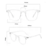 Zonnebrillen Unisex Pochromic Near Sight-bril Oversized Anti-straling Anti-blauw licht Bijziendheid Brillen Visieverzorging Brillen 0 tot -6,0