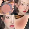 Blush Joocyee Amber Blush Palette Long Lasting Easy Color Face Cheeks Natural Three-dimensional Brighten Skin Tone Blush Makeup 231218