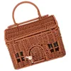 Gift Wrap Toiletry Kits Woven Handbags For Women 2024 Tote Basket Vanity Purse Pp Summer Makeup