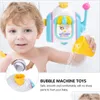 Bath Toys Ice Cream Bubble Hine Blower Toy Kids Car Babies Child Plaything Maker Girls 230923 Drop Delivery Baby Maternity Shower Otlox