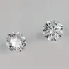 Zaoferuj test certyfikatu dodatniego koloru ij okrągły genialny cięcie 1ct 6 5 mm VVS Clarity Lab Diamond Moissanite Diamond dla kolczyków1271k