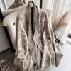 Halsdukar visrover paisley kashmir kvinna vinter halsduk mode kvinnlig ull handkänslig vinter sjal hög kvävning wraps gåva 231219
