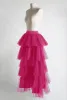 Nowa wysoka, niska tiulowa spódnica IERED Asymetryczna spódnica z balową suknią punkową tiulową pod petticoat Casual Party Cestit CPA3277