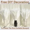 Dekorativa blommor naturliga pampas gräs torkat små vassfragmiter gäng jul trädgård bröllop höstdekoration diy boho heminredning