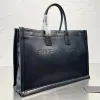 Einkaufstasche Designer-Tasche Damen RIVE GAUCHE Handtasche Umhängetasche Einkaufstaschen Geldbörse Geprägte Buchstaben Schultern Tragetaschen 008#