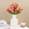 Flores decorativas Gerbera artificial casamento INS estilo de decoração para decorações falsas de mesa de casa