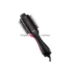 Curling Irons 2021 One Step Hair Dryer Brush And Volumizer Blow Straightener Curler Salon 4 In 1 Roller Electric Heat Air Iron Comb Dhmn0
