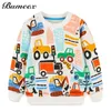 Pullover Bumeex Bambini Ragazzi Felpa Autunno Vestito per bambini Manica lunga Cartoon Pullover Maglione Ragazzi Girocollo Maglione 2-7 anniL231215