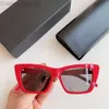 Designer Yls Ysl Sonnenbrille Chao Yang Shulin Cat Eye Schwarz Super Persönlichkeit Cooles rundes Gesicht Weibliche Internet-Berühmtheit Gleicher Stil Schlankheits-Sonnenbrille