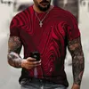 Homens Camisetas 2023 Verão Moderno Estilo Europeu e Americano T-shirt Plus Size 3D Impressão Personalizada