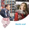 Pañuelos calentados, bufanda recargable por USB, calefacción eléctrica inteligente, 3 niveles, cuello suave y cálido para actividades al aire libre y frío