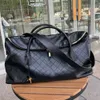 Extra stora tote -plakes Designer Woman Handbag äkta läder högkvalitativ reseduffle påsar Saintyslbag Diamond Lattice Luxurys handväskor med lås nyckelring