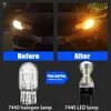 Nowe oświetlenie dekoracyjne 2PCS WY21W T20 7440 7441 7440A LED LED Turn Light Light Blinker Canbus Bez błędu bursztynne lampy dla Nissana Rogue 2019