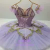 Palco desgaste fino padrão de alta qualidade profissional tamanho personalizado clássico adulto meninas lilás pássaro ballet tutu trajes