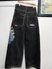 Мужские джинсы Y2K Уличная одежда Harajuku Хип-хоп Ретро графический принт Мешковатые мужские и женские брюки 231218