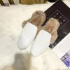 Slippers Designer slippers lady's fashion coat baotou Muller shoes rabbit hair half slipper casual shoes T15 231219