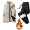 Men's Jackets Sportswear Casual Jogging Outdoor Suit Zippered Hoodie Black Warm Sports Pants 2 Pieces 2023 Autumn/winter
