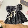 Kız Dresses Kızların Polka Nokta Elbise 0-6 Yaşındaki Yaz Bebek Kız Prenses Elbise Bebek Moda Elbise