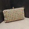 BottegVenetas Andiamo Longue Pochette Dîner Tissé En Cuir Véritable Perle Instagram Édition Coréenne Mode Tissé À La Main Immortelle Fille Chaîne Banquet