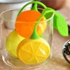 Hela 2016 Ny Selling Silicone TeaBag Sile Infuser TEAPOT TEACUP Filter Bag Lemon Siler267y