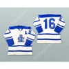 Benutzerdefiniertes LEN COMET HALEY 16 TULSA OILERS WEISSES HOCKEY-JERSEY, NEU, oben genäht S-M-L-XL-XXL-3XL-4XL-5XL-6XL