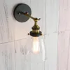 Wall Lamp Phansthy Vintage Clear Glass Shade Modern Sconce Mirror Lights Indoor Loft Stair Lighting Fixture Christmas Decor