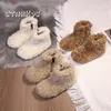 Boots Thick Fur Warm Toddler Child Fashion Curly Lambswool Booties Boys Girls Round Toe Outdoor Cotton Shoes