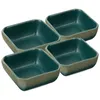 Conjuntos de louça Dip Bowl Manteiga Prato Cerâmica Mergulhando Tigelas Mini Copos de Molho Condimentos Pratos Pratos