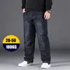 Jean homme 10XL pantalon large surdimensionné Jean Baggy vêtements grande taille Denim pantalon homme STREETWEAR mode vêtements Cargo homme 231218