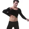 Men's Thermal Underwear Men Long Johns Mens Seamless Suit Sexy Ultra-thin Translucent Home Lounge Undershirt Leggings 2 Piece/Sets