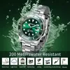 Horloges BERNY Diver Automatisch Horloge Voor Mannen 200M Waterdicht Super Lichtgevend Mechanisch Sport Horloge Saffier NH35 Zelfopwindend