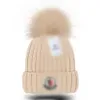 Fashion Casual Artificial Wool Ball Beanies Letter Unisex cap